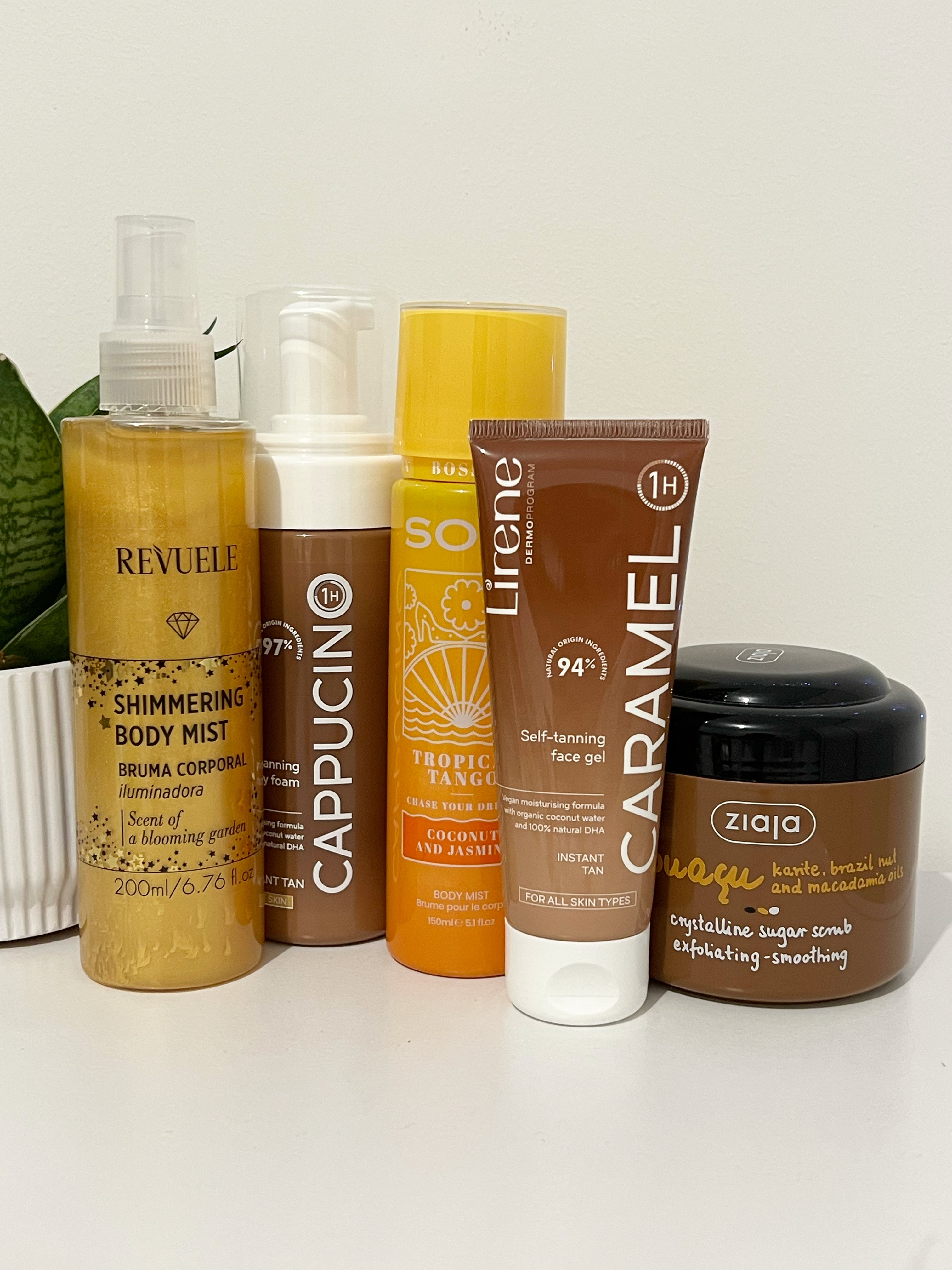 Tropical Glow Box – Ton rituel peau dorée & pailletée