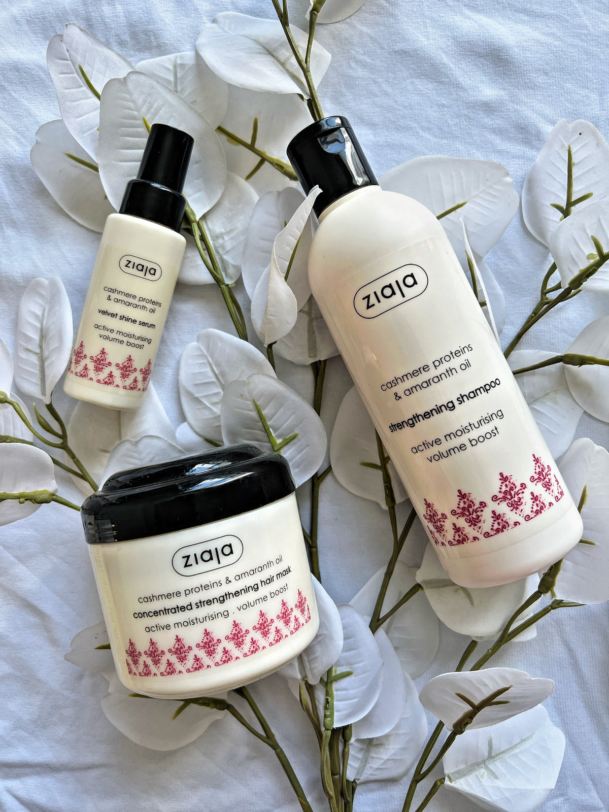 Gamme capillaire pousse de cheveux - Protéine de cachemire - Ziaja