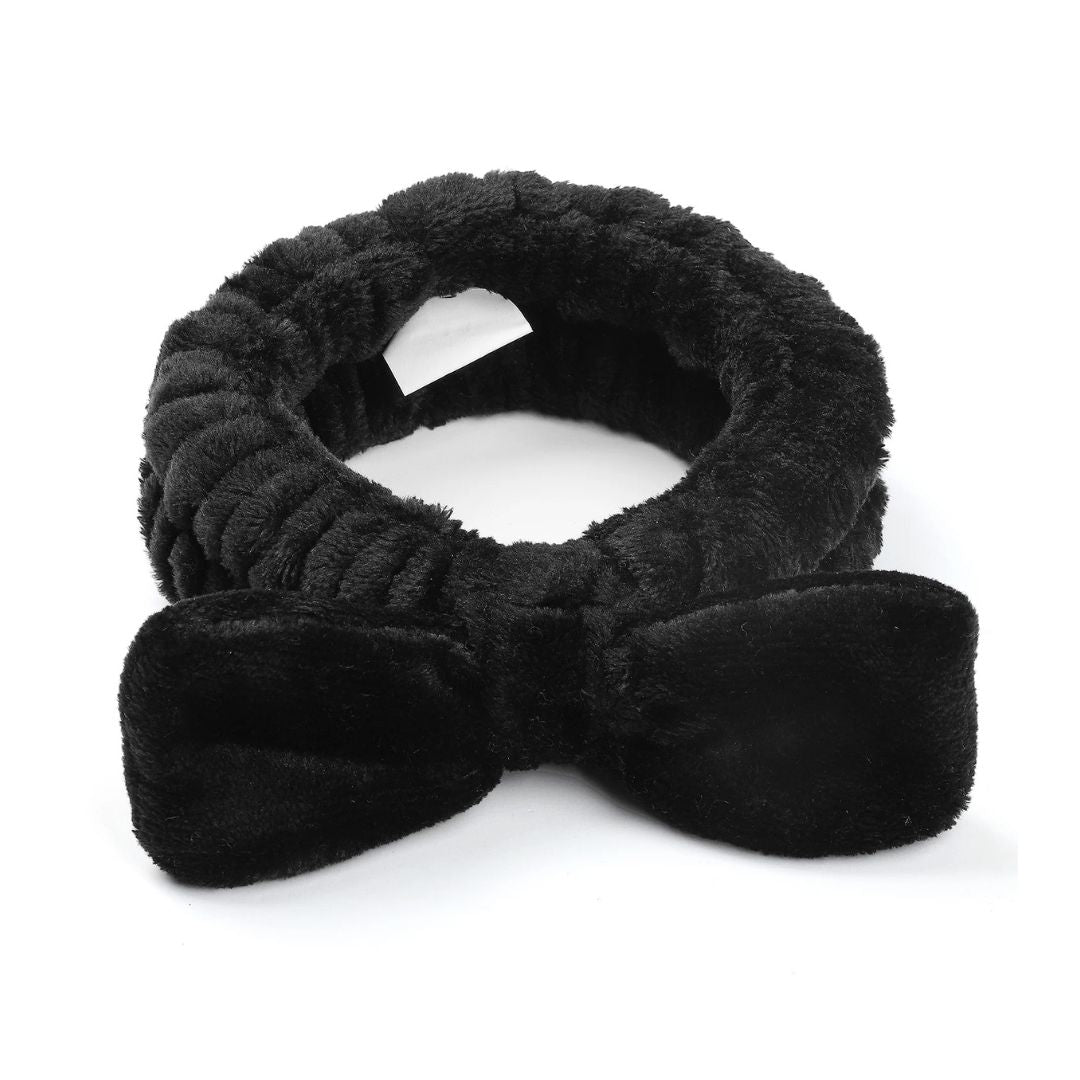 Bandeau pour les cheveux en velours noir