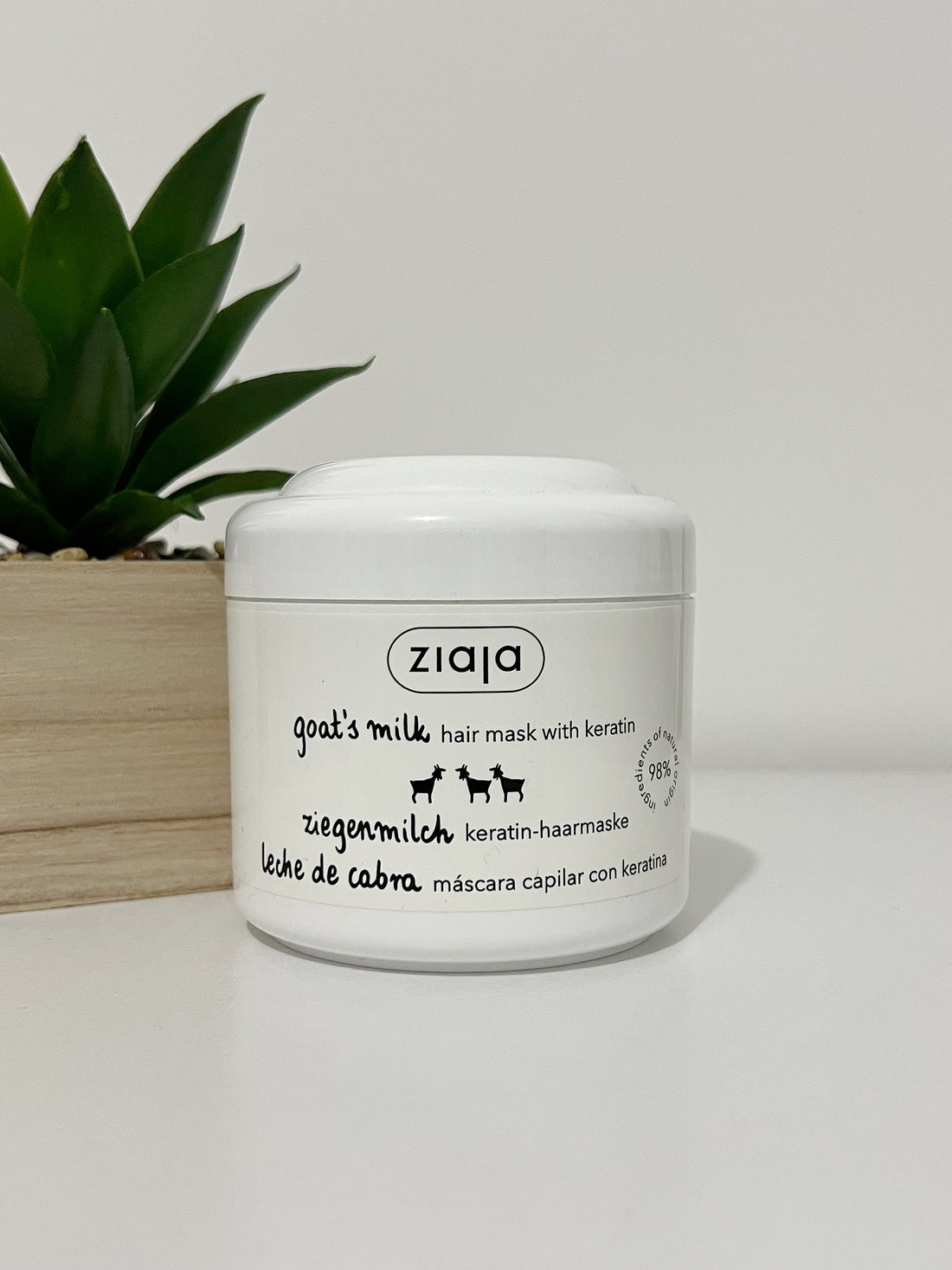 Masque revitalisant - Kératine et lait de chèvre