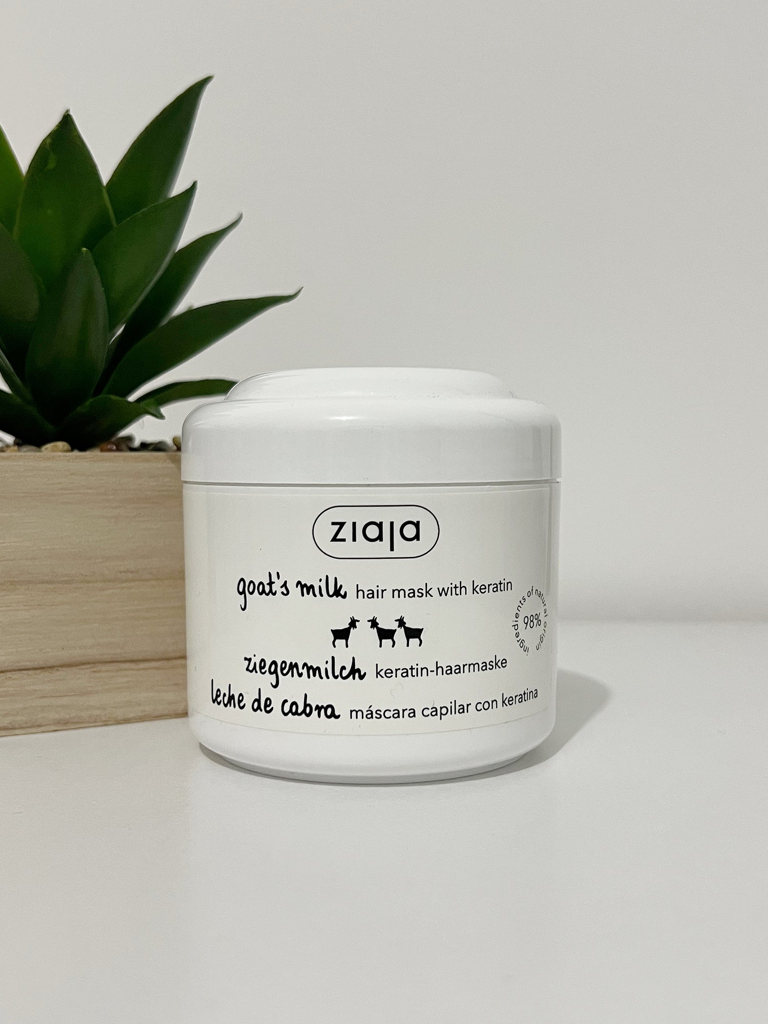 Masque revitalisant - Kératine et lait de chèvre