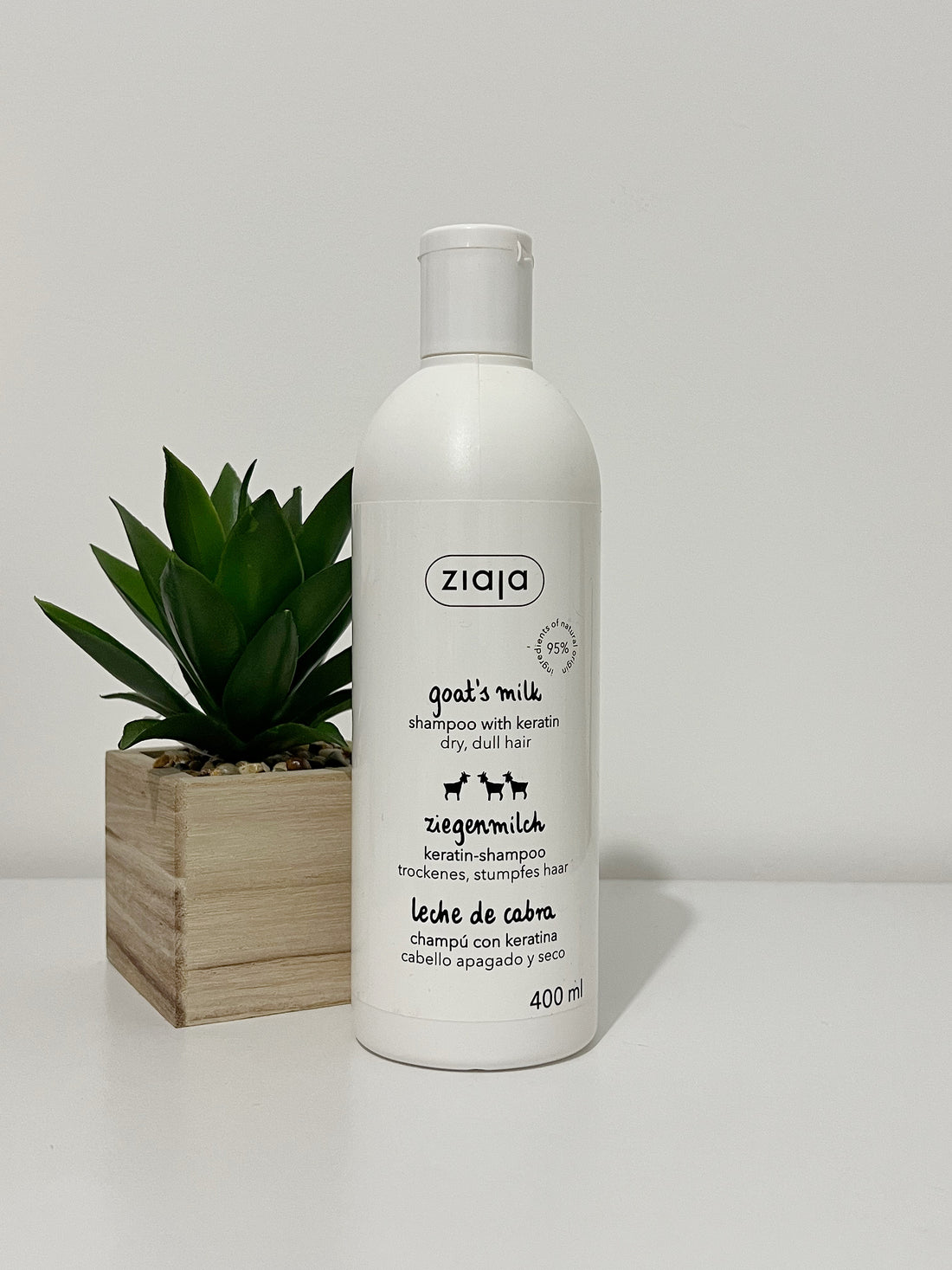 Shampoing fortifiant - kératine et lait de chèvre