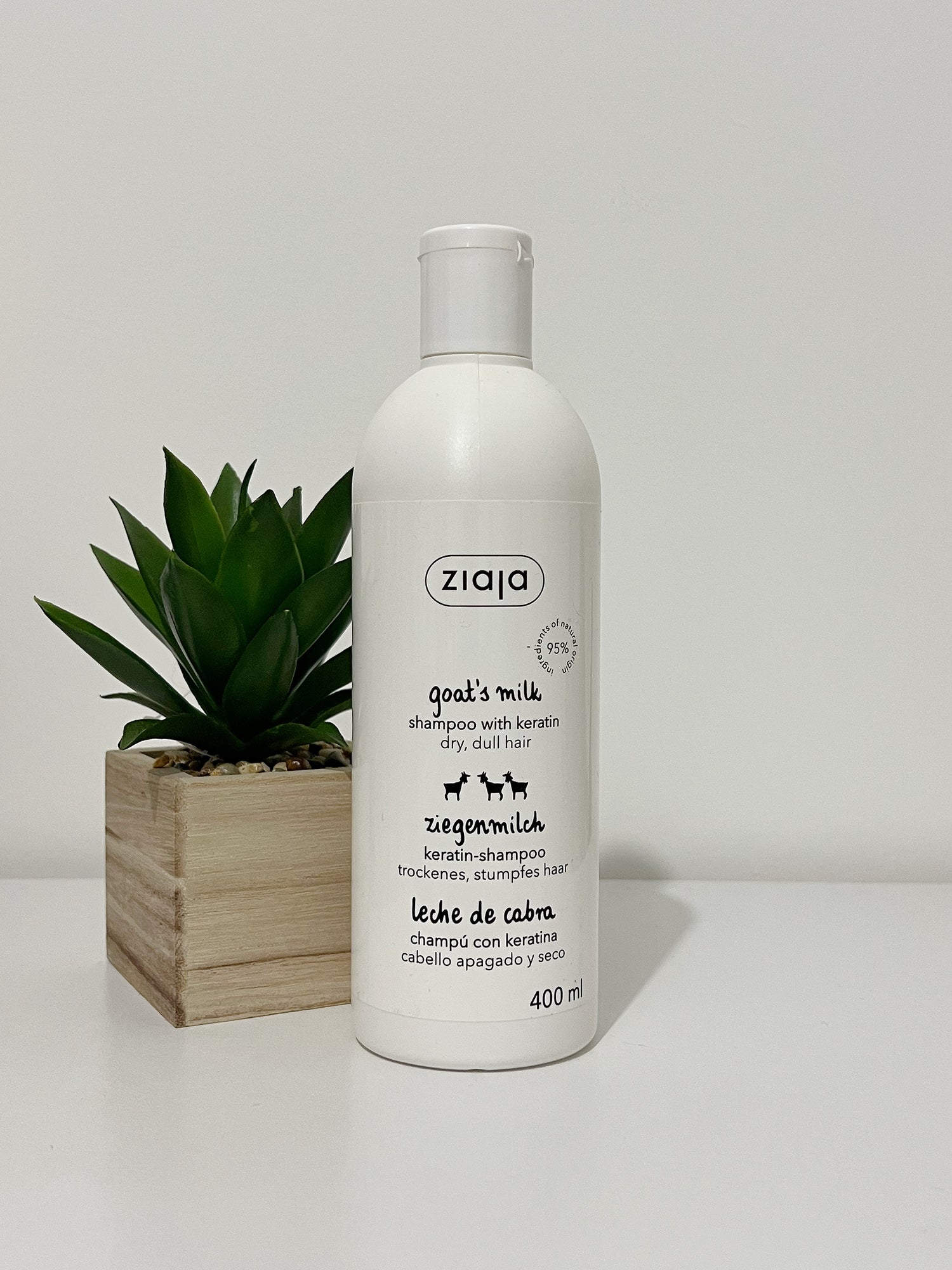 Shampoing fortifiant - kératine et lait de chèvre