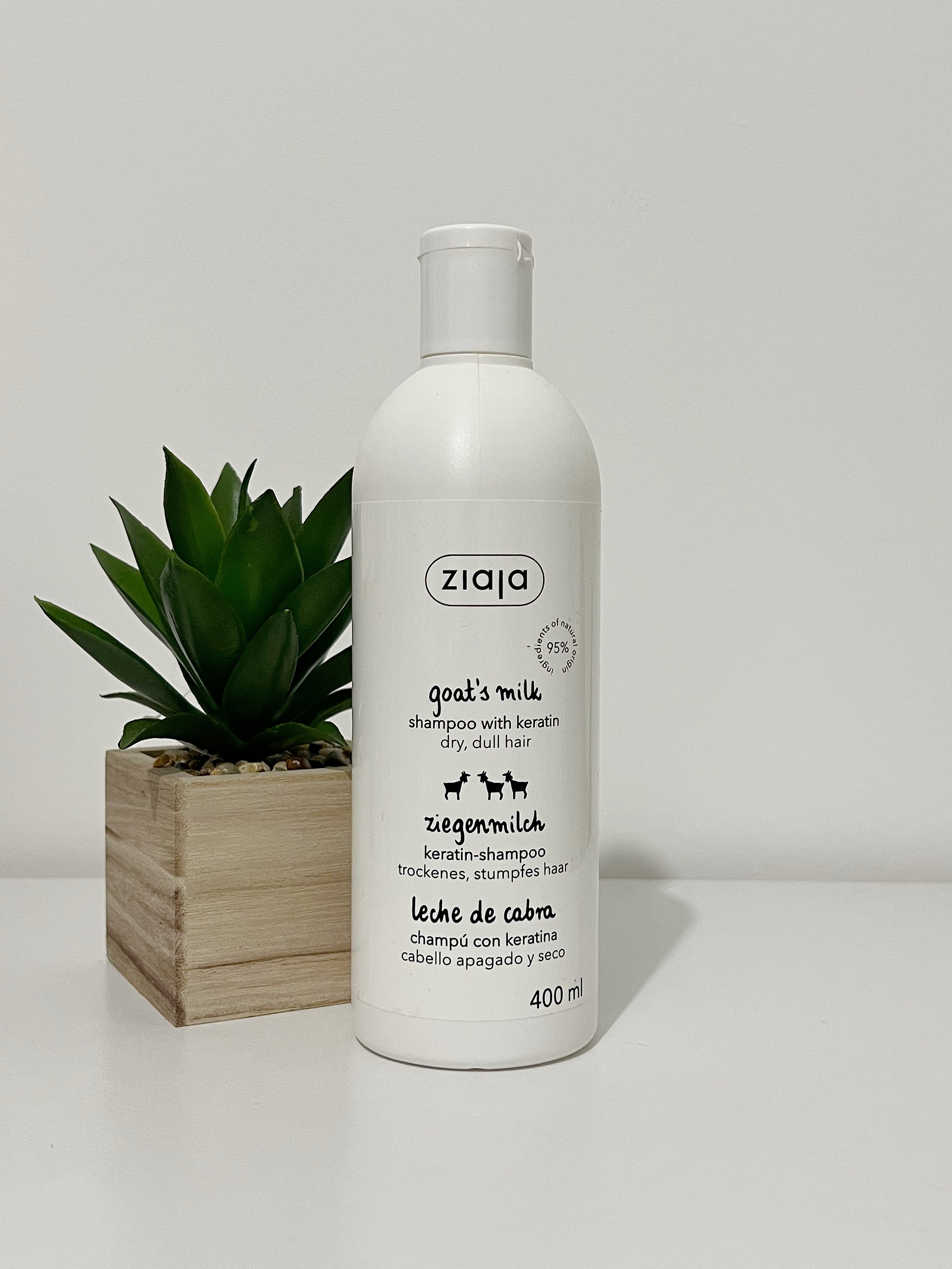 Shampoing fortifiant - kératine et lait de chèvre