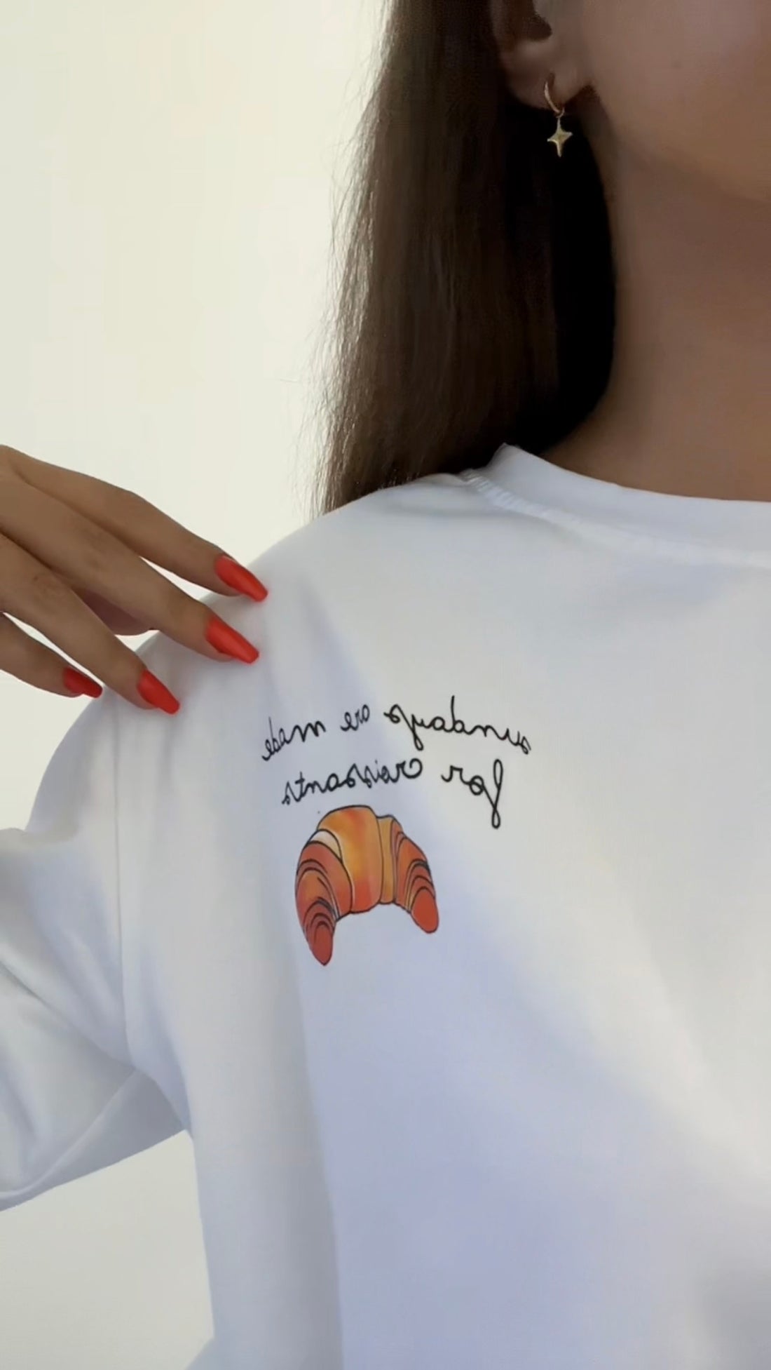 T-shirt Doux Matin Blanc