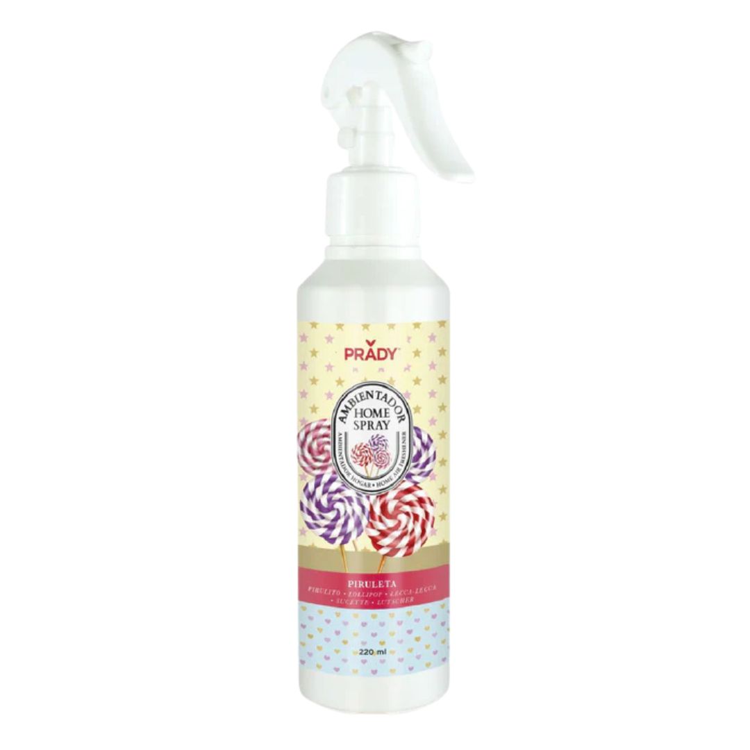 Spray d’ambiance maison et tissu parfum sucette