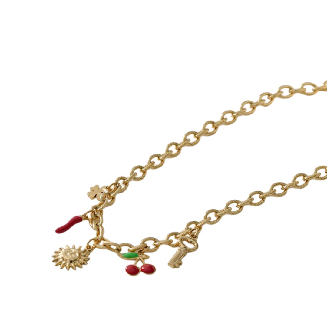 Collier multi pendentifs &quot;summer vibes&quot;