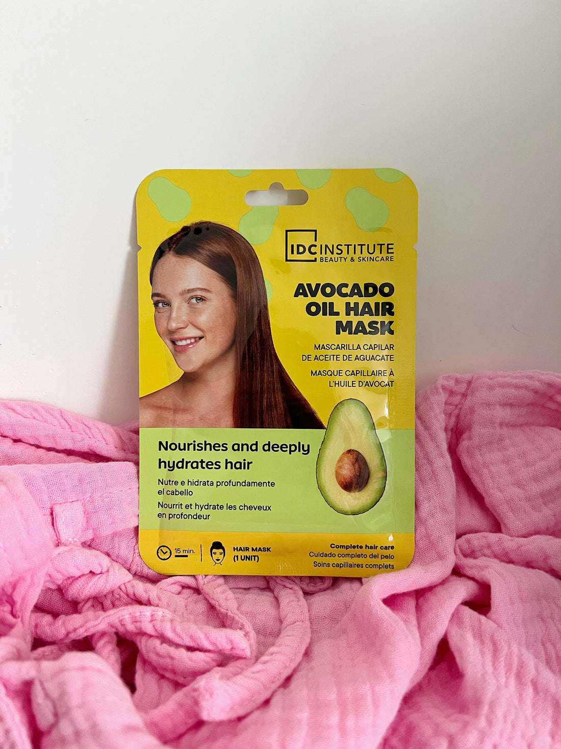 Masque capillaire à l’huile d’avocat