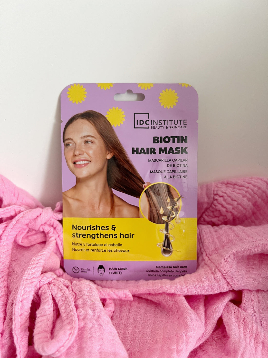 Masque capillaire à la biotine