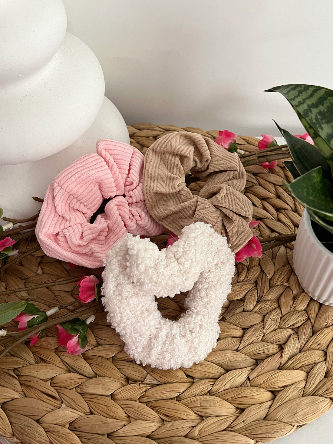 Lot de 3 chouchous en tissu