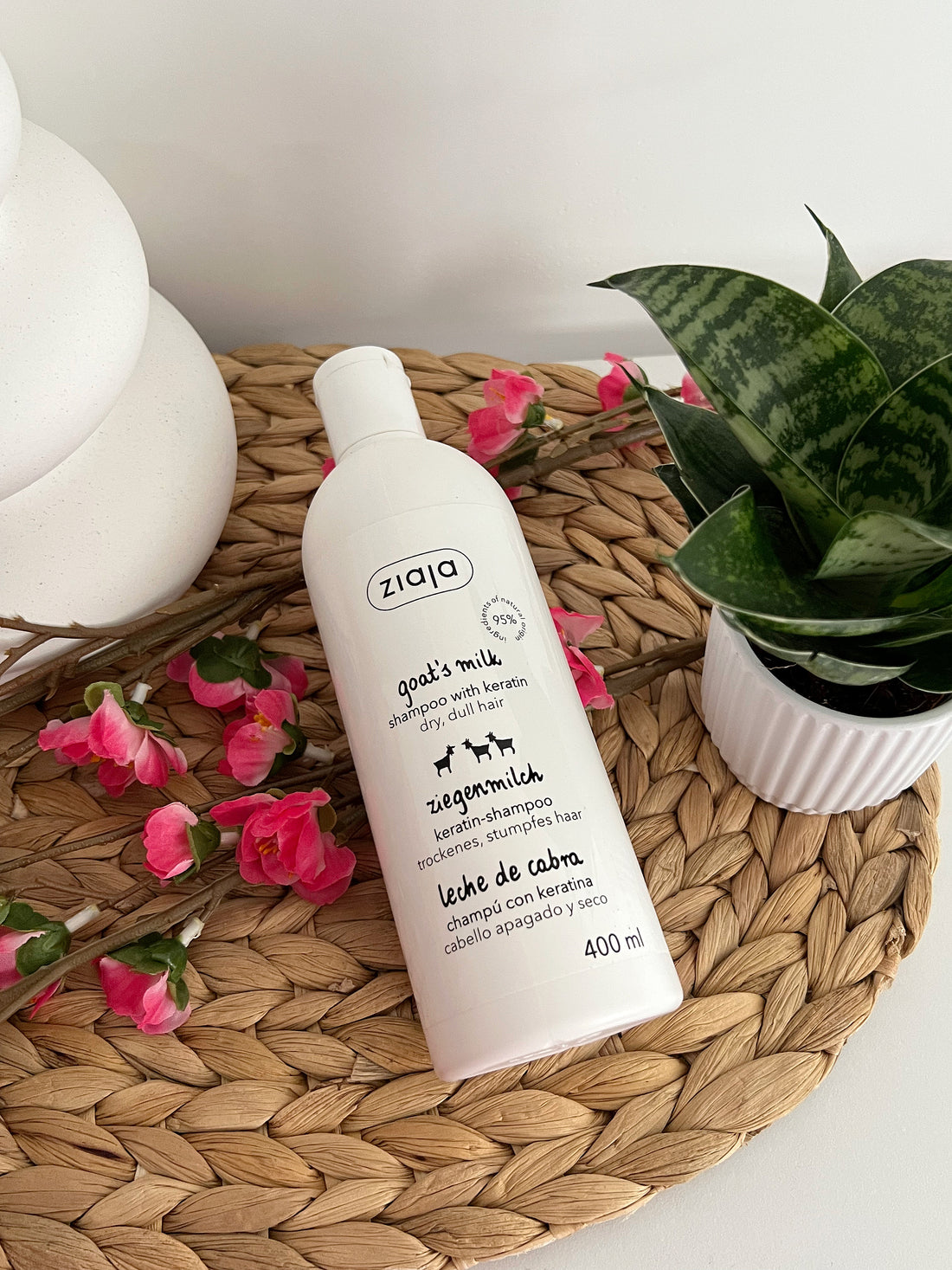 Shampoing fortifiant - kératine et lait de chèvre