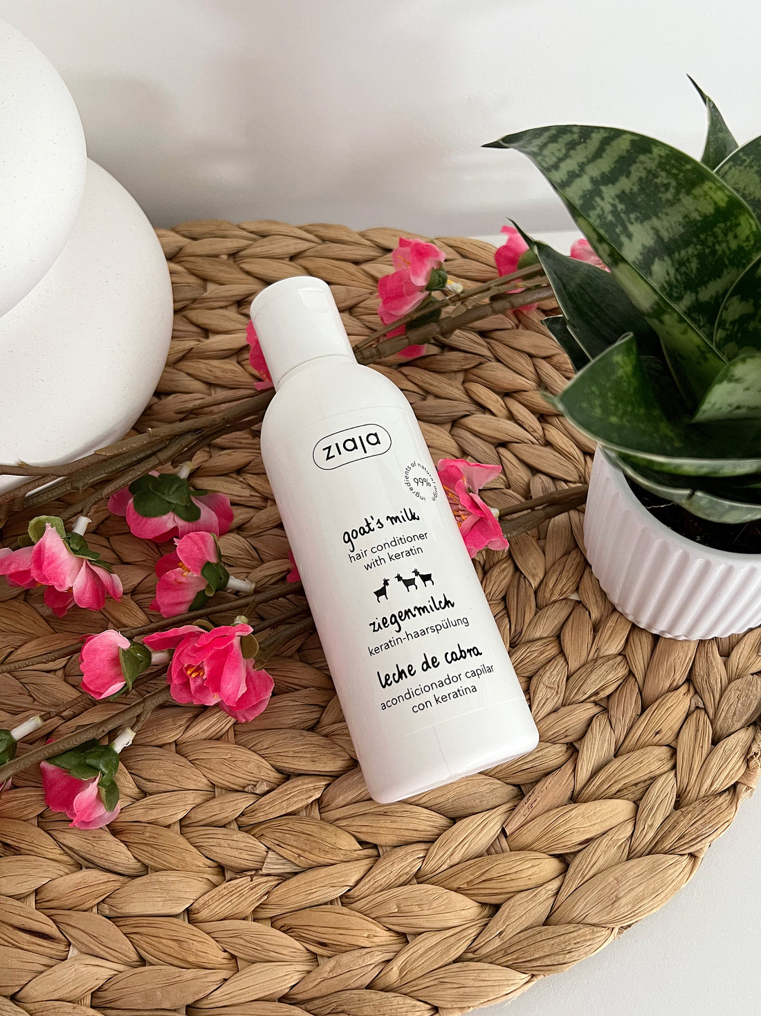 Après-shampoing fortifiant - Kératine et lait de chèvre