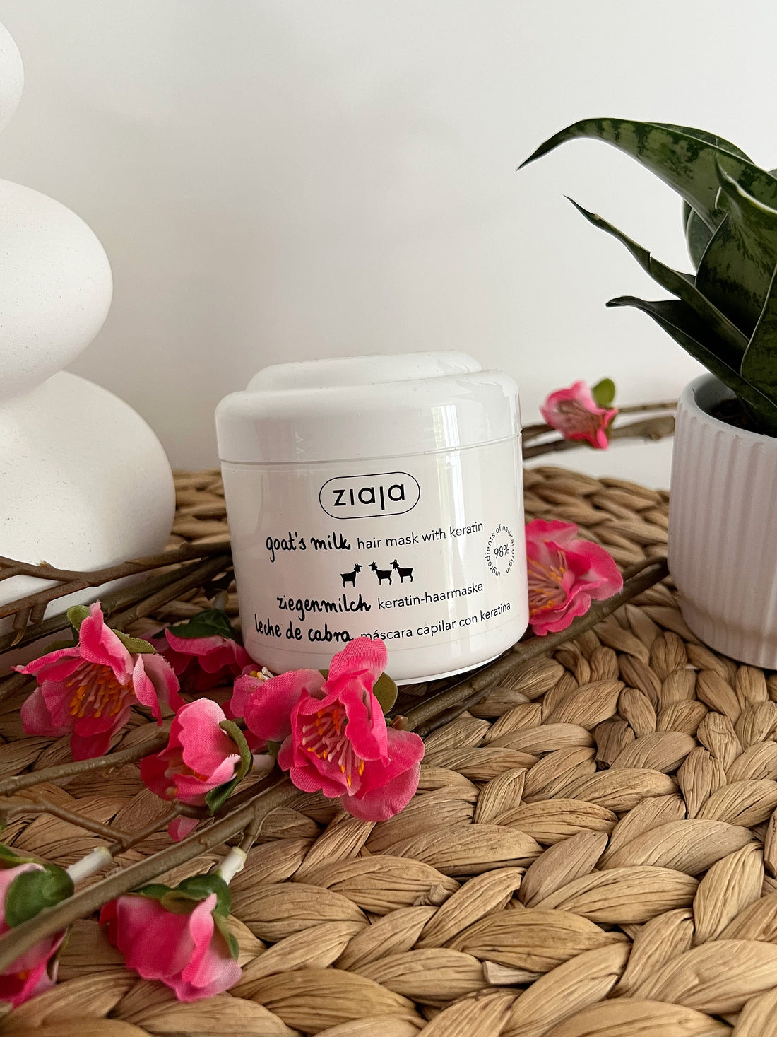 Masque revitalisant - Kératine et lait de chèvre