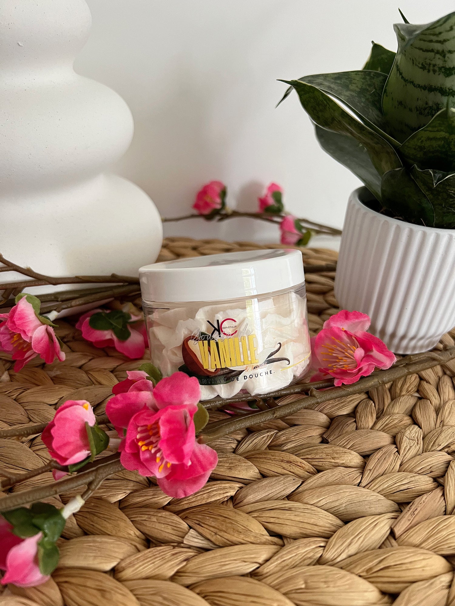 Chantilly de douche gousse de vanille