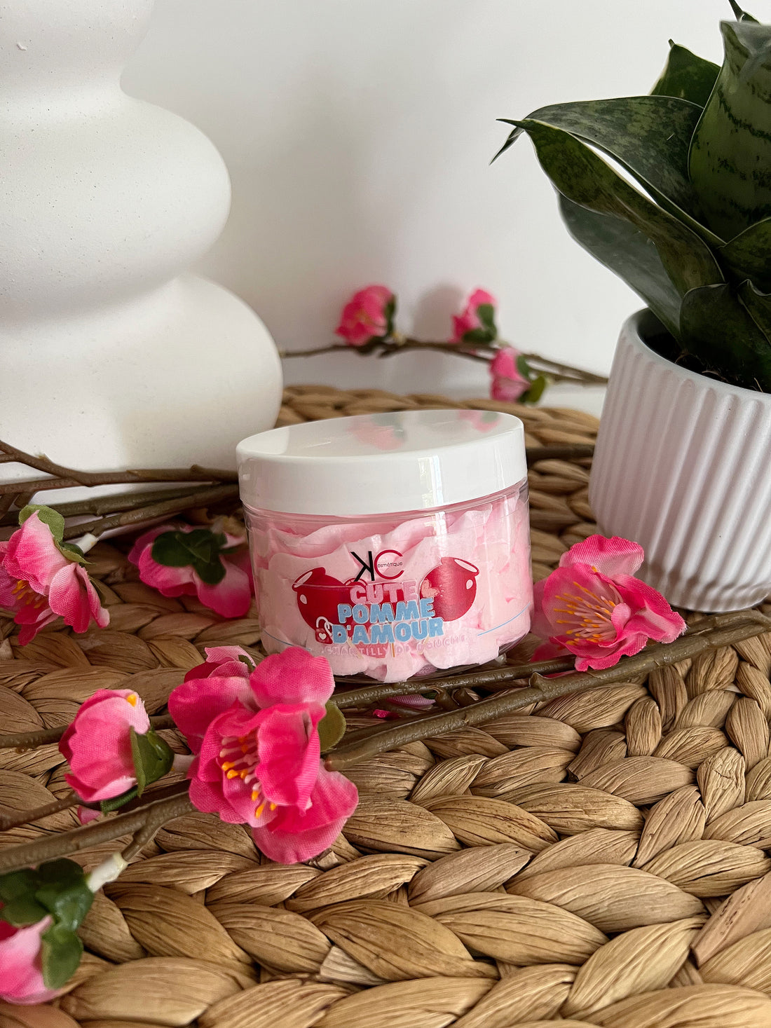 Chantilly de douche cute pomme d’amour