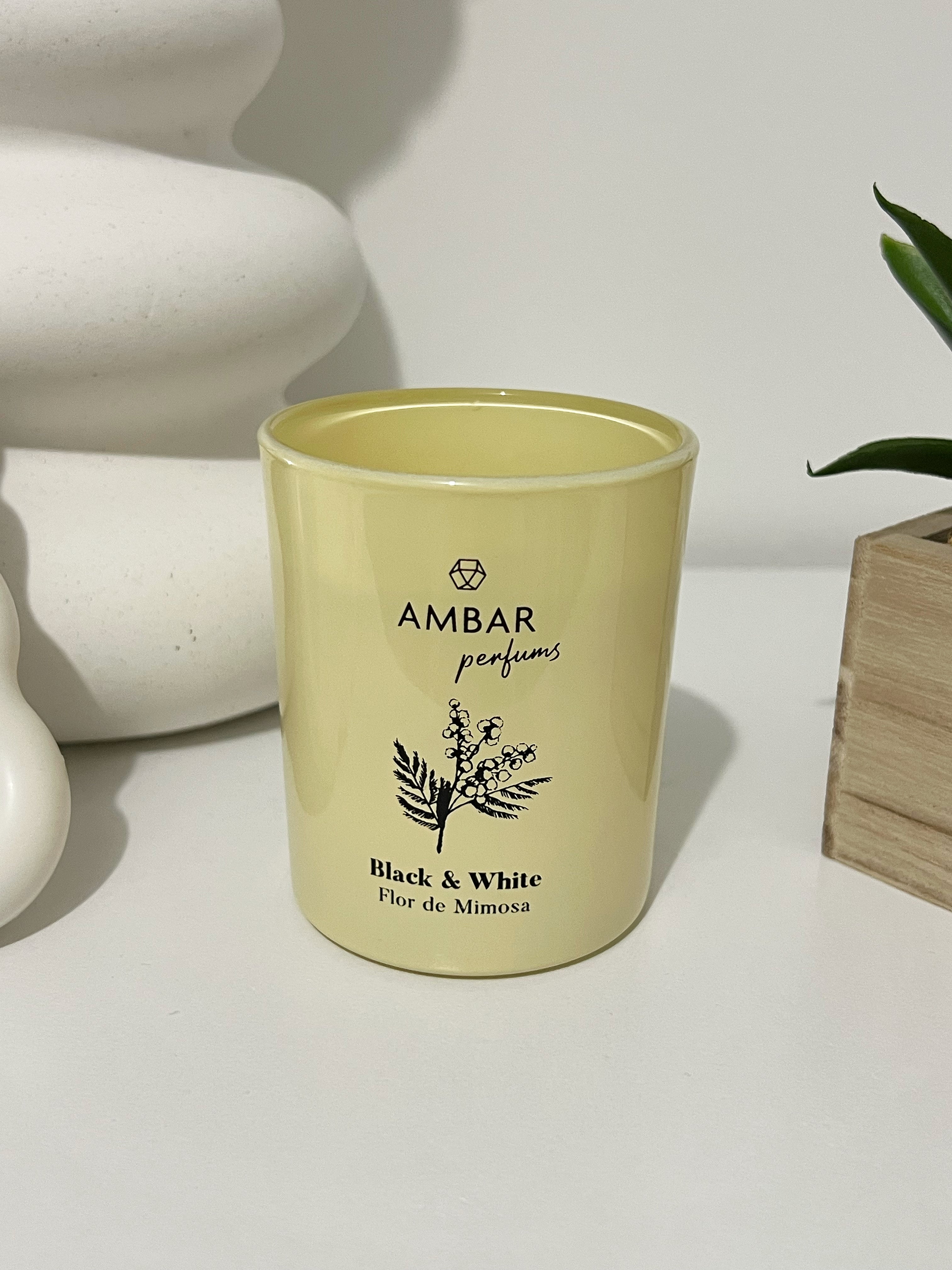 Bougie - parfumée fleur de mimosa
