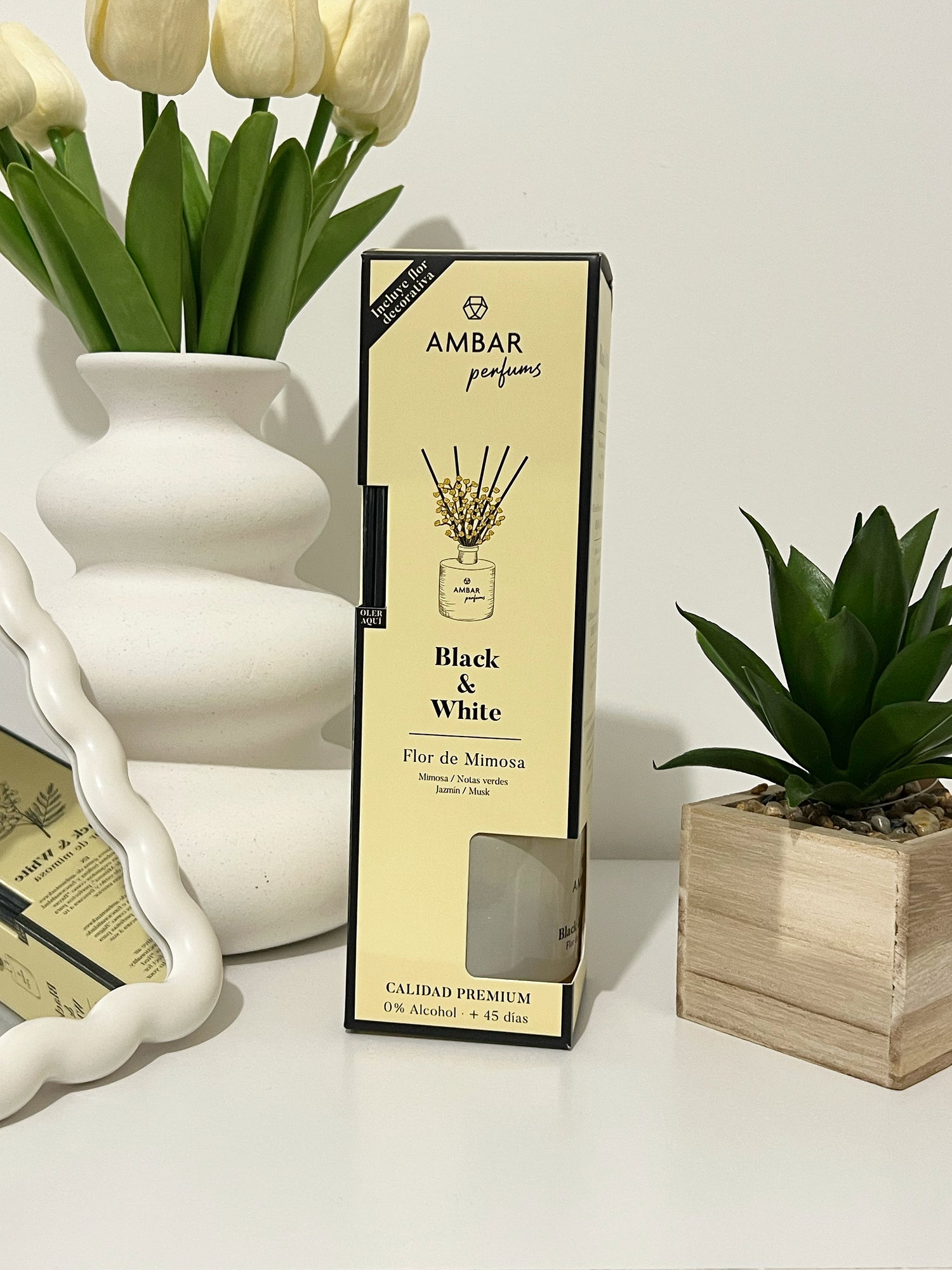Mikado Diffuseur de Parfum - fleur de Mimosa