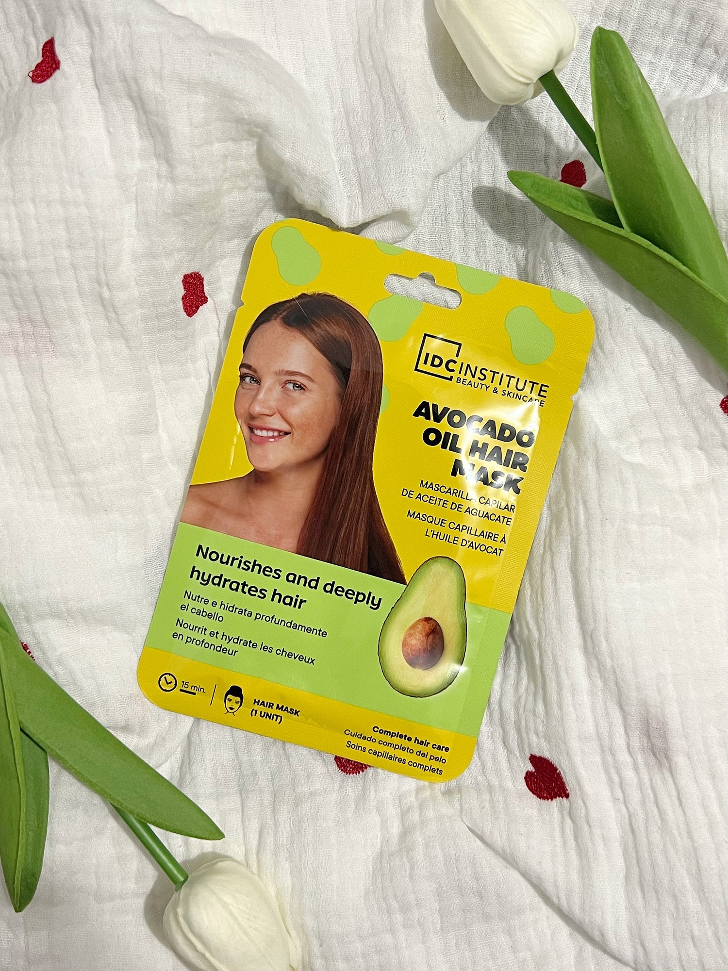 Masque capillaire à l’huile d’avocat