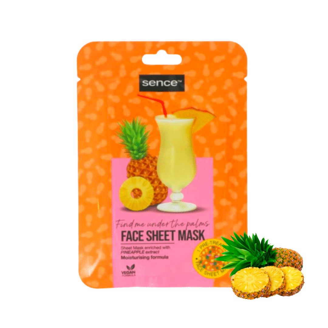 Masque pour le visage formule hydratante - Extrait d’ananas