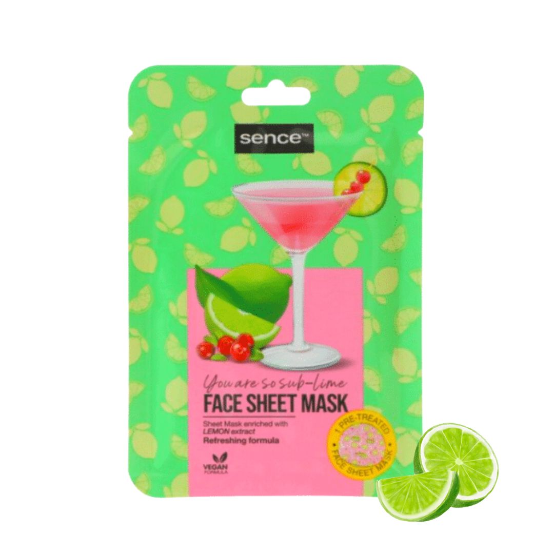 Masque pour le visage formule rafraichissante - Extrait de citron