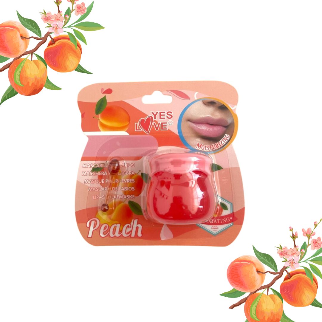 Masque pour les lèvres à la pêche