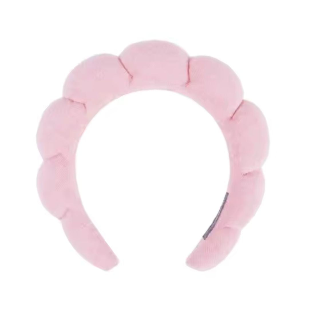 Bandeau pour maquillage/Skincare - Noir et Rose