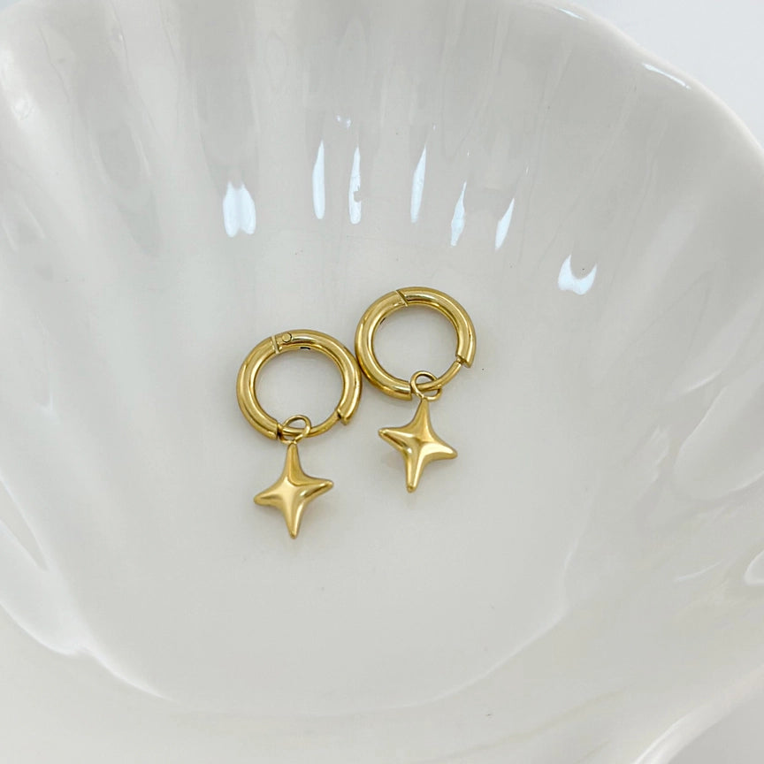 Boucles d’oreilles Étoiles Célestes